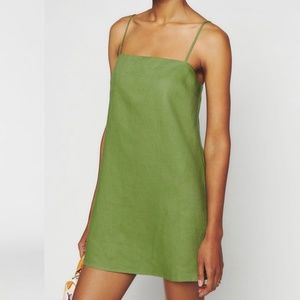 Aubree Linen Reformation Dress